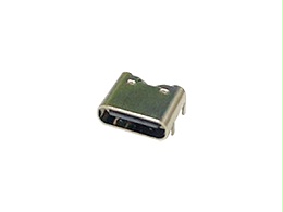 USB C-TYPE母座6pin外壳DIP脚长1.0mm